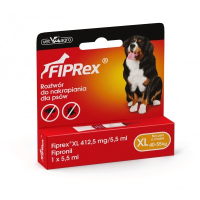 Fiprex krople dla pies XL