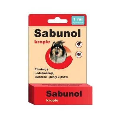 Sabunol krople dla małego psa 1ml